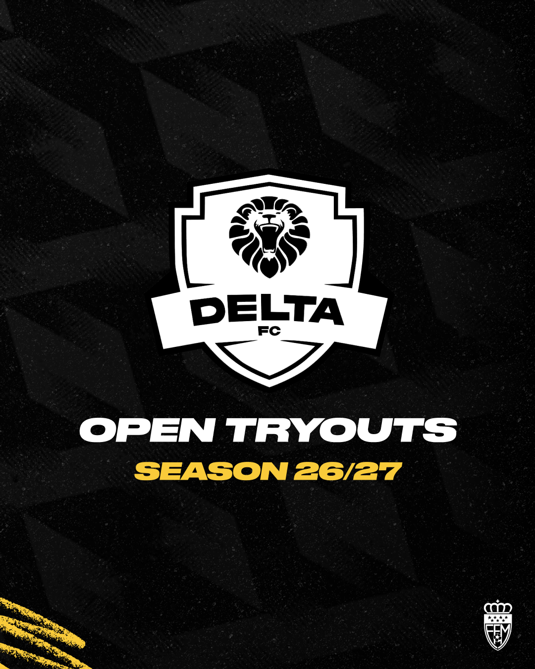 Join Delta FC Tryouts Season 26/27